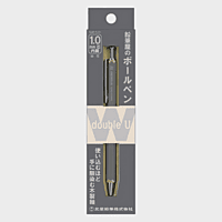 Kitaboshi | Ballpoint Pen | 1.0mm | Black Ink | W-600GY | Gray