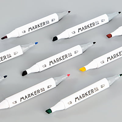 Guangbo Dual Tip Art Markers 60 Colors Set Guangbo Dual Tip Art Markers 60 Colors Set