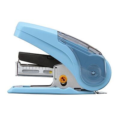 Max Stapler Sakuri Kids HD10NLCK 20-Sheet Binding Blue HD90396