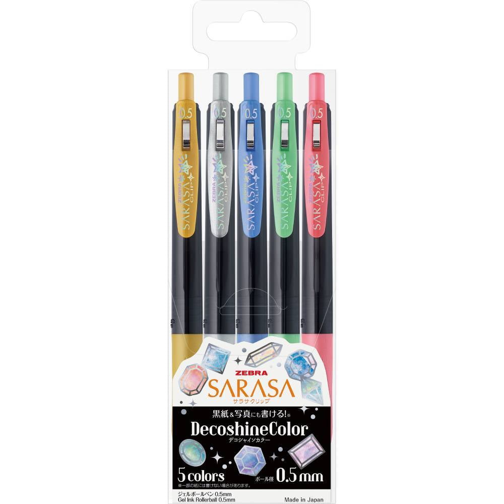 Zebra JJ15-5C-RE Gel Ballpoint Pen, Sarasa Clip, 0.02 inches