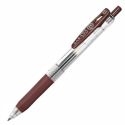 Zebra Sarasa Clip Pen 0.5 Brown Zebra Sarasa Clip Pen 0.5 Brown