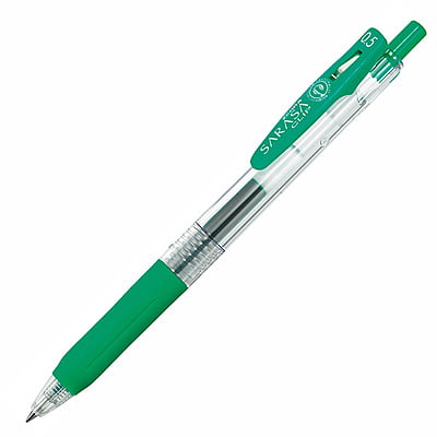 Zebra Sarasa Clip Pen 0.5 Green Zebra Sarasa Clip Pen 0.5 Green