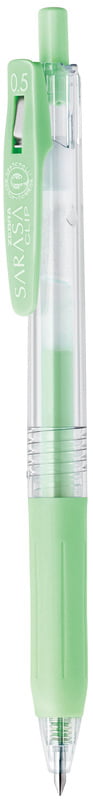 Zebra Sarasa Clip Pen Milk Green