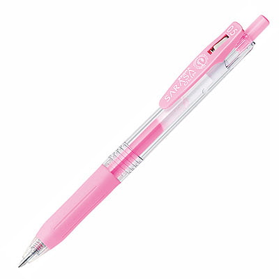 Zebra Sarasa Clip Pen Milk Pink