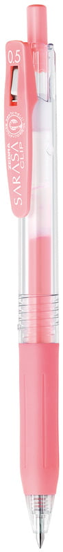 Zebra Sarasa Clip Pen Milk Red