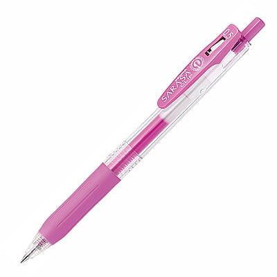Zebra Sarasa Clip Pen Neon Purple