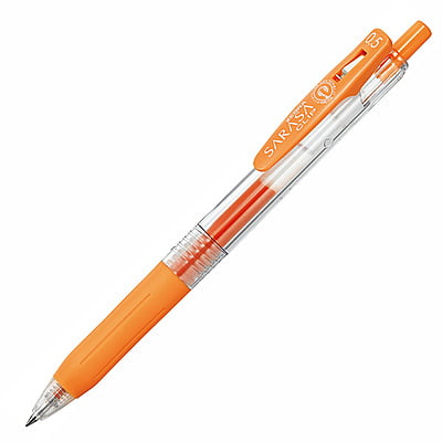 Zebra Sarasa Clip Pen 0.5 Orange Zebra Sarasa Clip Pen 0.5 Orange