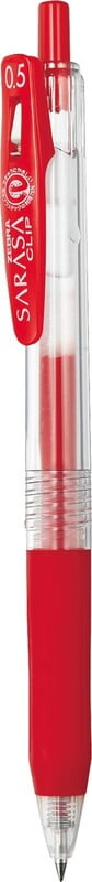 Zebra Sarasa Clip Pen 0.5 Red Zebra Sarasa Clip Pen 0.5 Red