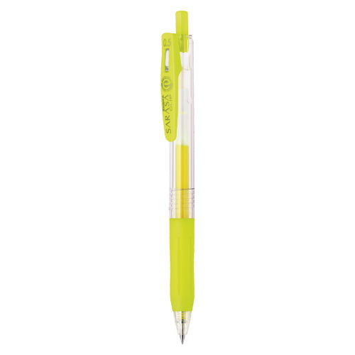 Zebra Sarasa Clip 0.5 Neon Yellow Zebra Sarasa Clip 0.5 Neon Yellow