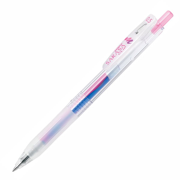 Zebra Sarasa Clip Marble Pen Cotton Candy