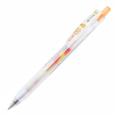 Zebra Sarasa Clip Marble Pen Hawaiian Pineapple