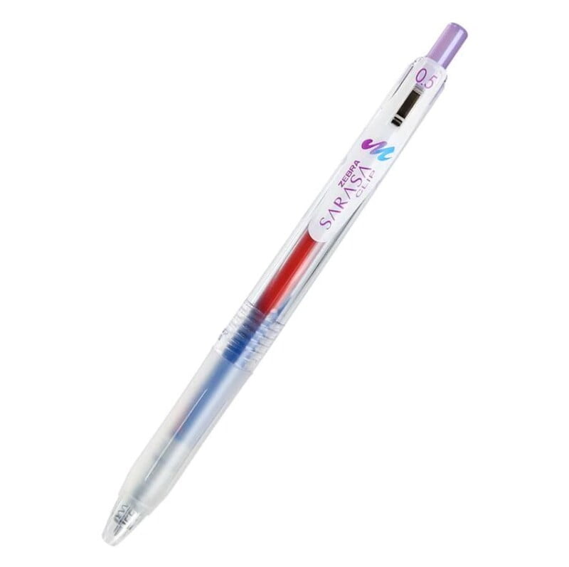 Zebra Sarasa Clip Marble Pen Blue Berry Smoothie Zebra Sarasa Clip Marble Pen Blue Berry Smoothie