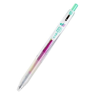 Zebra Sarasa Clip Marble Pen Mint Shower Zebra Sarasa Clip Marble Pen Mint Shower