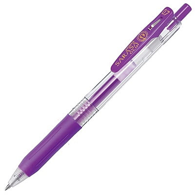 Zebra Sarasa Clip Pen 0.7 Purple