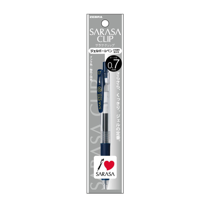 Zebra Sarasa Clip Pen 0.7 Blue Black Zebra Sarasa Clip Pen 0.7 Blue Black