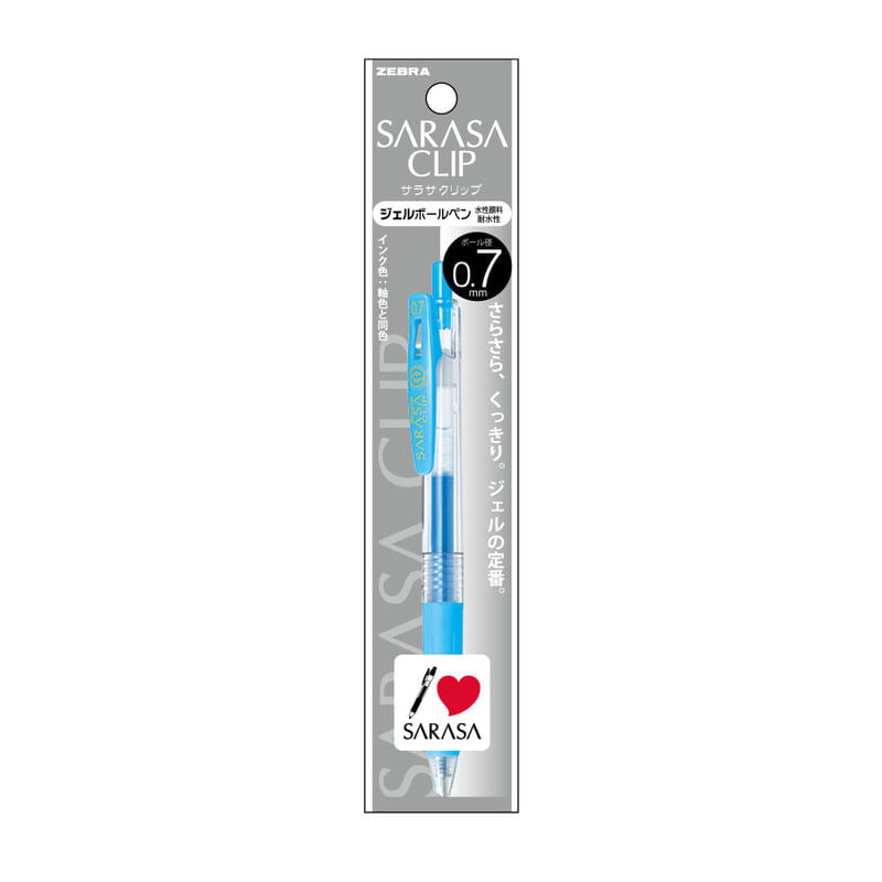 Zebra Sarasa Clip Pen 0.7 Light Blue Zebra Sarasa Clip Pen 0.7 Light Blue