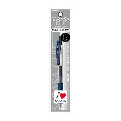 Zebra Sarasa Clip Pen 1.0 Blue-Black