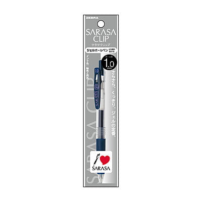 Zebra Sarasa Clip Pen 1.0 Blue-Black Zebra Sarasa Clip Pen 1.0 Blue-Black