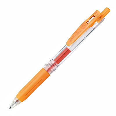 Zebra Sarasa Clip Pen 0.3 Orange