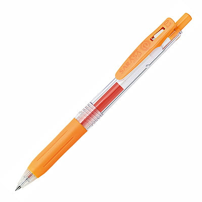 Zebra Sarasa Clip Pen 0.3 Orange Zebra Sarasa Clip Pen 0.3 Orange
