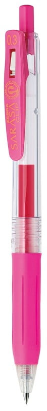 Zebra Sarasa Clip Pen 0.3 Pink Zebra Sarasa Clip Pen 0.3 Pink