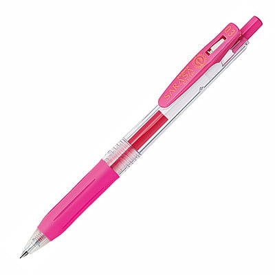 Zebra Sarasa Clip Pen 0.3 Pink