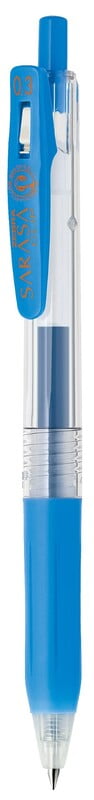 Zebra Sarasa Clip Pen 0.3 Pale Blue Zebra Sarasa Clip Pen 0.3 Pale Blue