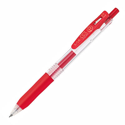Zebra Sarasa Clip Pen 0.3 Red
