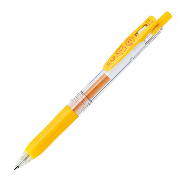 Zebra Sarasa Clip Pen 0.3 Yellow Zebra Sarasa Clip Pen 0.3 Yellow
