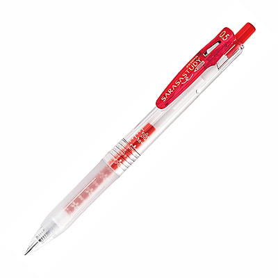 Zebra Thalassa Study Pen 0.5 Red
