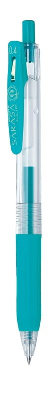 Zebra Sarasa Clip Pen 0.4 Blue Green Zebra Sarasa Clip Pen 0.4 Blue Green