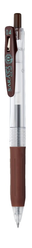 Zebra Sarasa Clip Pen 0.4 Brown