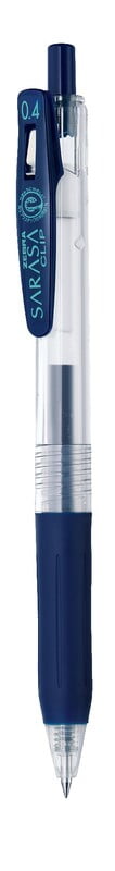 Zebra Sarasa Clip Pen 0.4 Blue Black