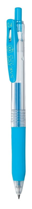 Zebra Sarasa Clip Pen 0.4 Light Blue Zebra Sarasa Clip Pen 0.4 Light Blue