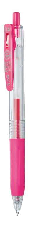 Zebra Sarasa Clip Pen 0.4 Pink Zebra Sarasa Clip Pen 0.4 Pink