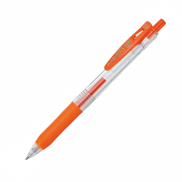 Zebra Sarasa Clip Pen 0.4 Red Orange Zebra Sarasa Clip Pen 0.4 Red Orange