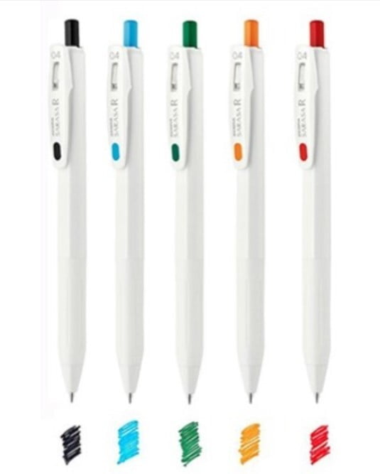 Zebra Sarasa R 0.4 Limited 5 Color Set D (Science) Zebra Sarasa R 0.4 Limited 5 Color Set D (Science)