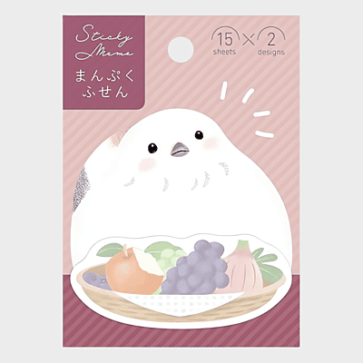 Gakken Staful | Sticky Notes | Full | Japanese Long-Tailed Tits Gakken Staful | Sticky Notes | Full | Japanese Long-Tailed Tits