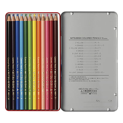 Uni Colored Pencil 880 12 Colors