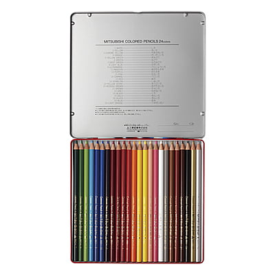 Uni Colored Pencil 880 24 Colors