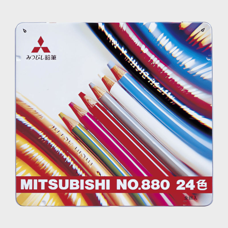 Mitsubishi Pencil | Pencil | No. 880 | Colored | K880 | 24 Colors