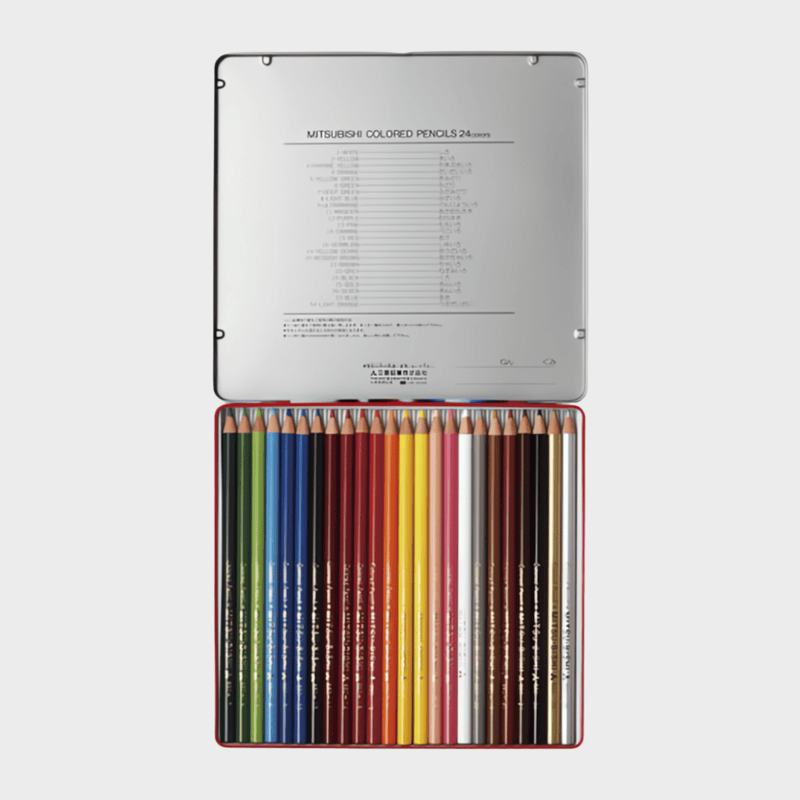 Mitsubishi Pencil | Pencil | No. 880 | Colored | K880 | 24 Colors