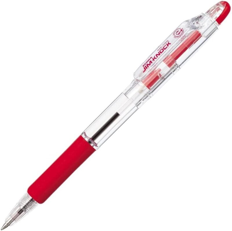 Zebra Jim Knock Ballpoint Pen 0.7 Red Zebra Jim Knock Ballpoint Pen 0.7 Red