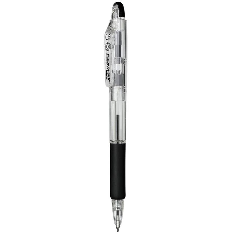 Zebra Jim Knock Ballpoint Pen 0.5 Black Zebra Jim Knock Ballpoint Pen 0.5 Black