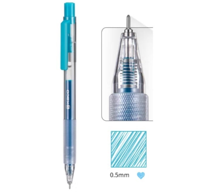 Kaco Turbo Depot Gel Pen Light Blue