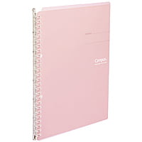 Kokuyo Campus Easy-Carry Slim Binder Smart-Ring B5 26-Ring Light Colors Set (Clear, Light Blue