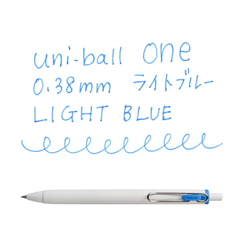 Uniball One 0.38mm Light Blue Uniball One 0.38mm Light Blue