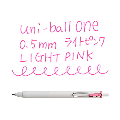 Uniball One 0.5mm Light Pink