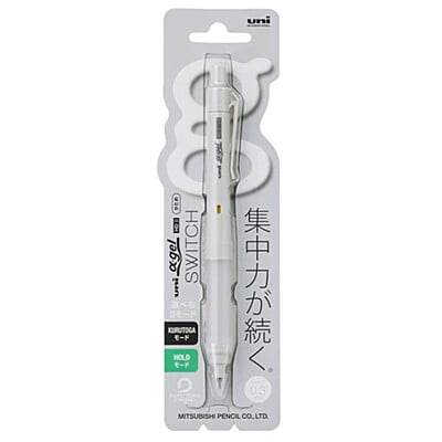 Mitsubishi Pencil Sharp Uni Alpha Gel Switch 0.3 Gray