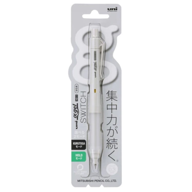 Mitsubishi Pencil Sharp Uni Alpha Gel Switch 0.3 Gray